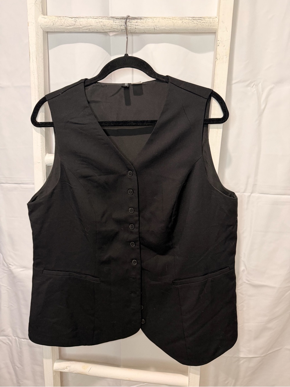 H&M Black Tailored Vest